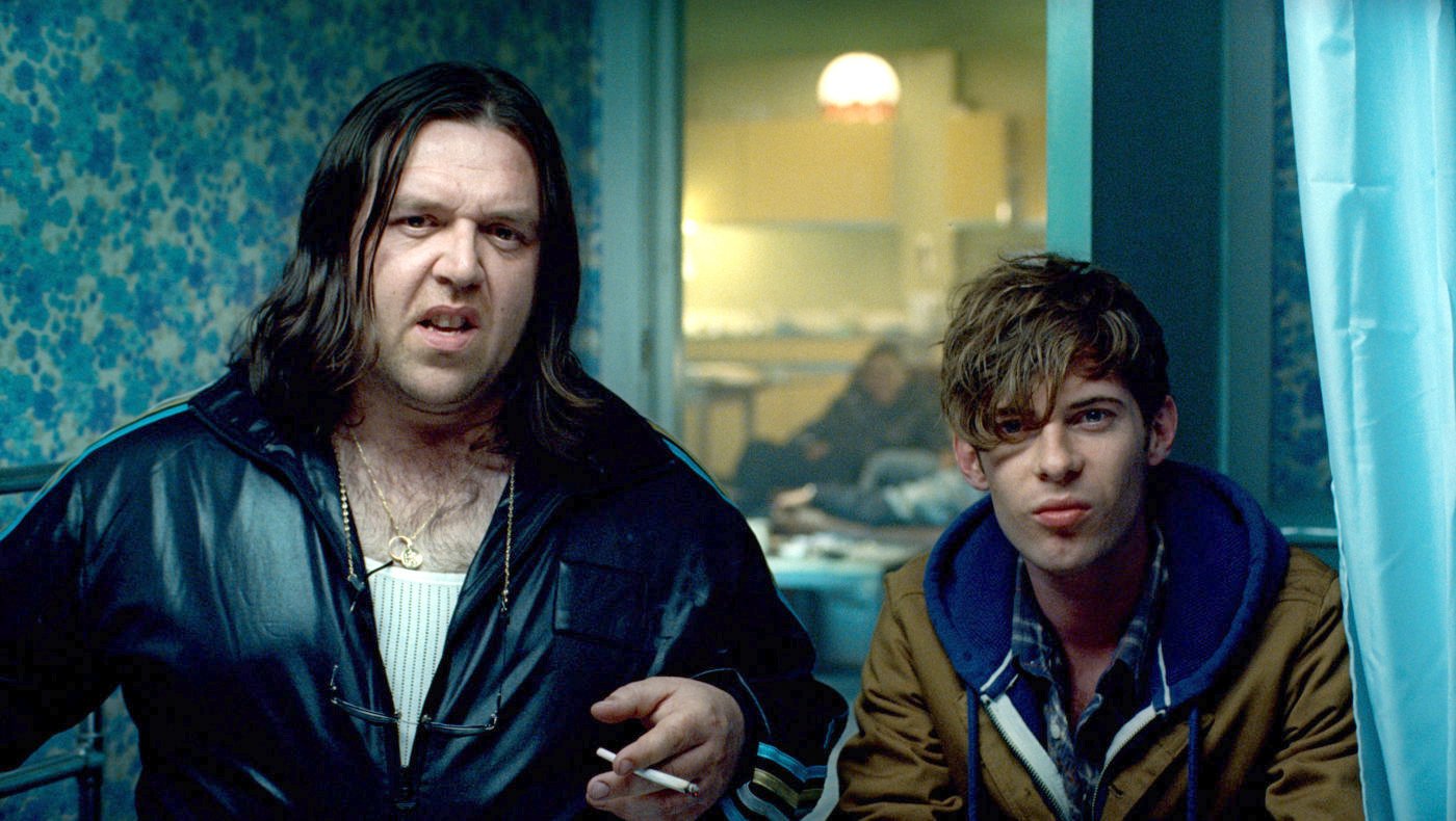 Nick Frost stars as Ron and Luke Treadaway stars as Brewis in Screen Gems' Attack the Block (2011)