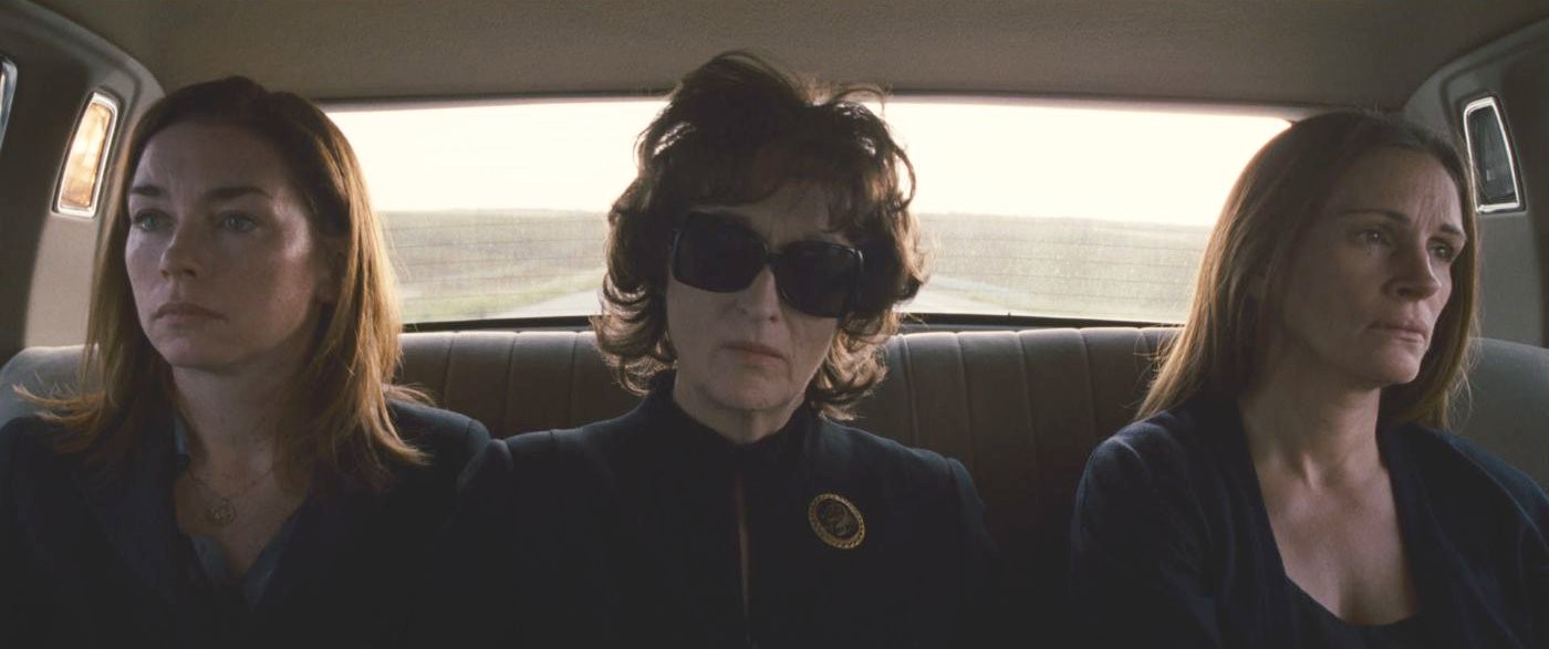 Julianne Nicholson, Meryl Streep and Julia Roberts in The Weinstein Company's August: Osage County (2013)
