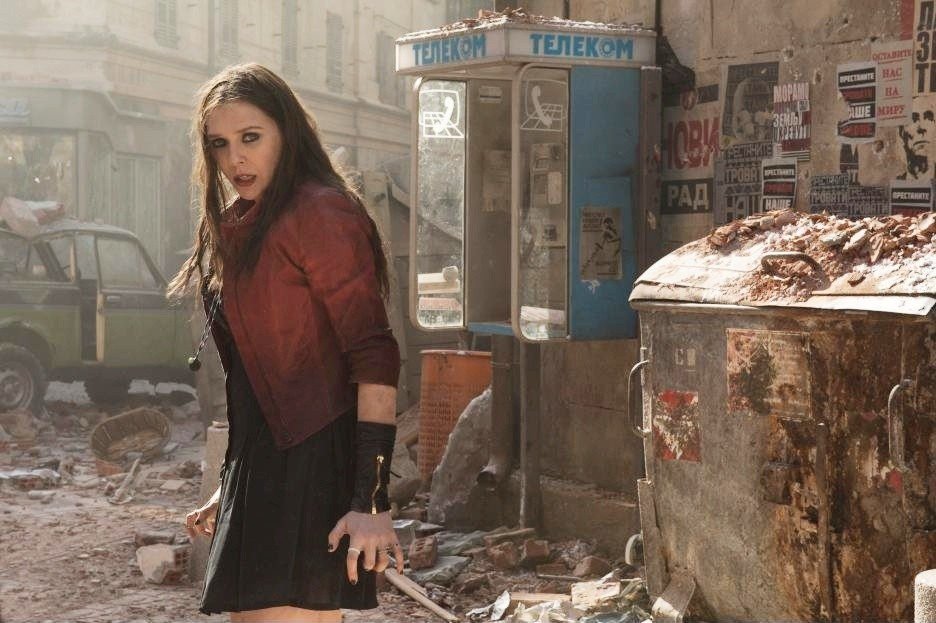Elizabeth Olsen stars as  Wanda Maximoff/Scarlet Witch in Walt Disney Pictures' Avengers: Age of Ultron (2015)
