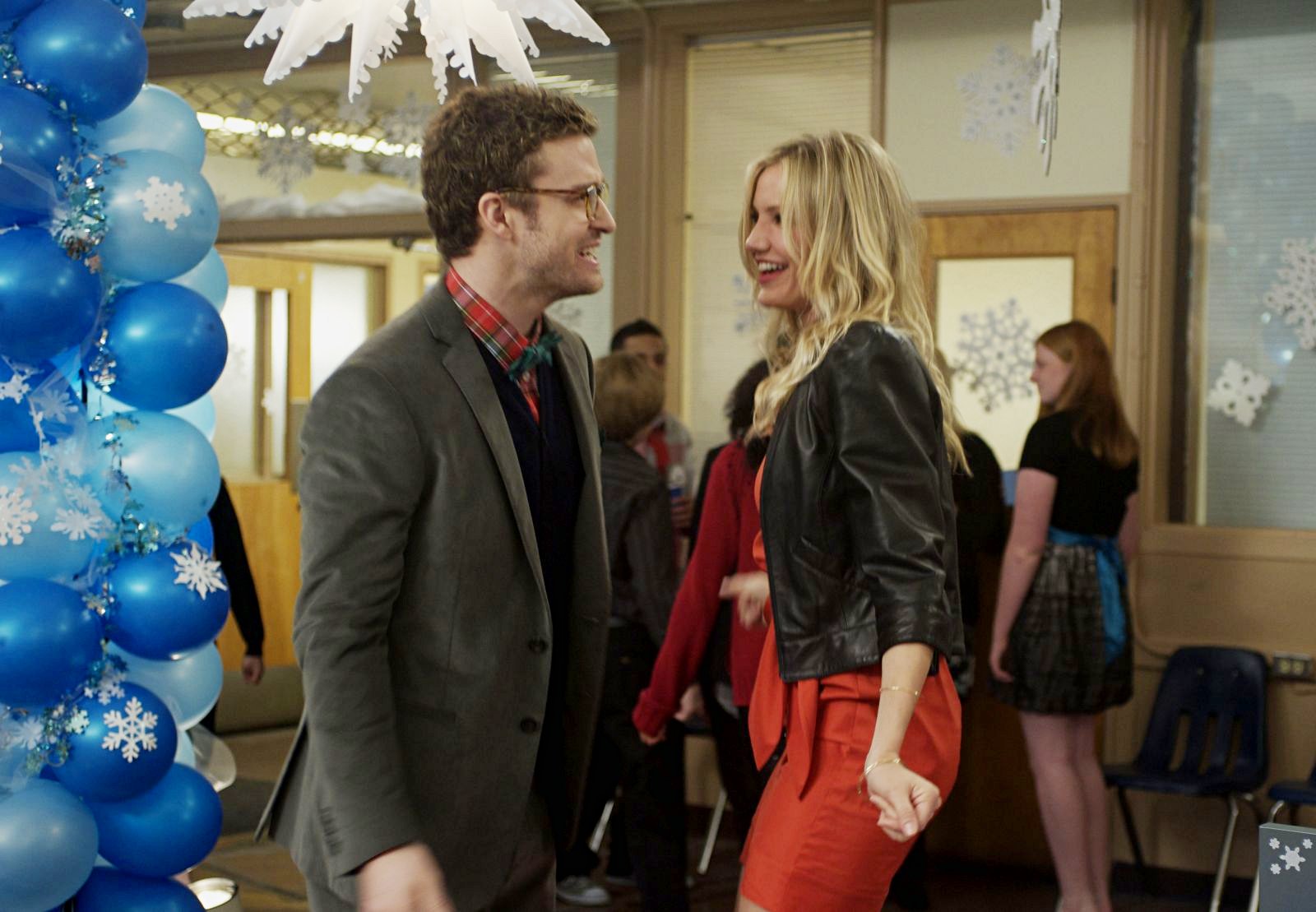 Justin Timberlake stars as Scott Delacorte and Cameron Diaz stars as Elizabeth Halsey in Columbia Pictures' Bad Teacher (2011)