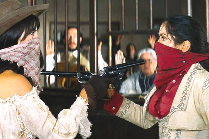 Penelope Cruz and Salma Hayek in The 20th Century Fox's Bandidas (2006)