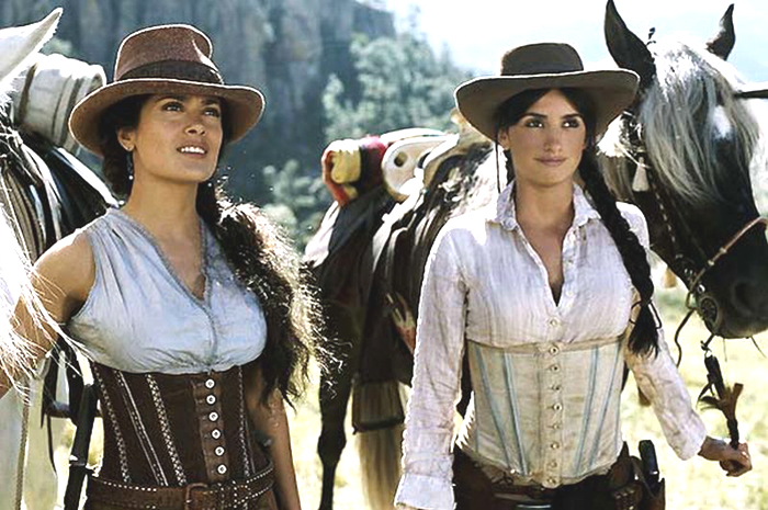 Salma Hayek and Penelope Cruz in The 20th Century Fox's Bandidas (2006)