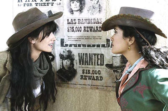 penelope cruz salma hayek. Penelope Cruz and Salma Hayek in The 20th Century Fox's Bandidas (2006)