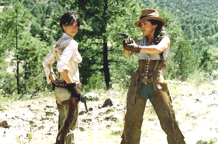 Penelope Cruz and Salma Hayek in The 20th Century Fox's Bandidas (2006)