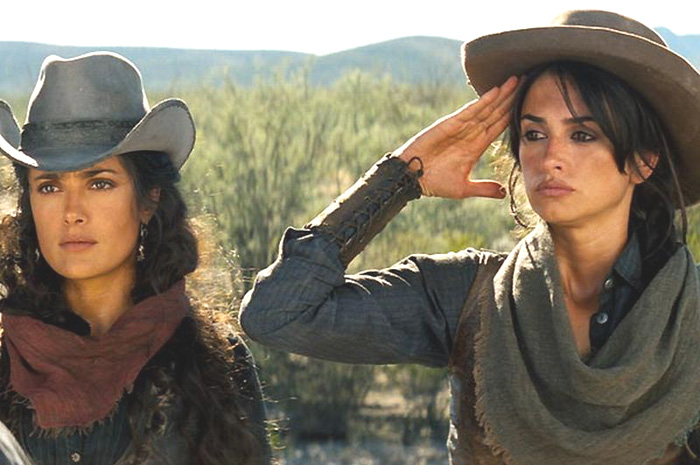 Salma Hayek and Penelope Cruz in The 20th Century Fox's Bandidas (2006)