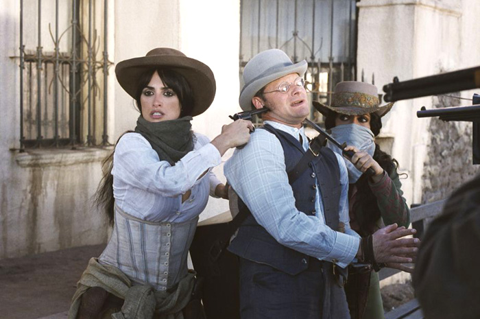 Penelope Cruz, Steve Zahn and Salma Hayek in The 20th Century Fox's Bandidas (2006)