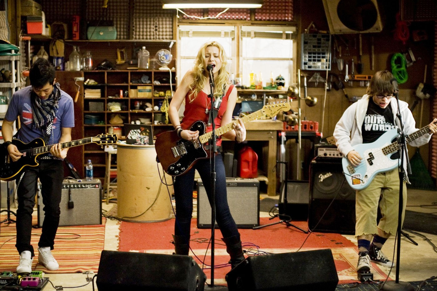 Tim Jo, Alyson Michalka and Charlie Saxton inSummit Entertainment's Bandslam (2009)