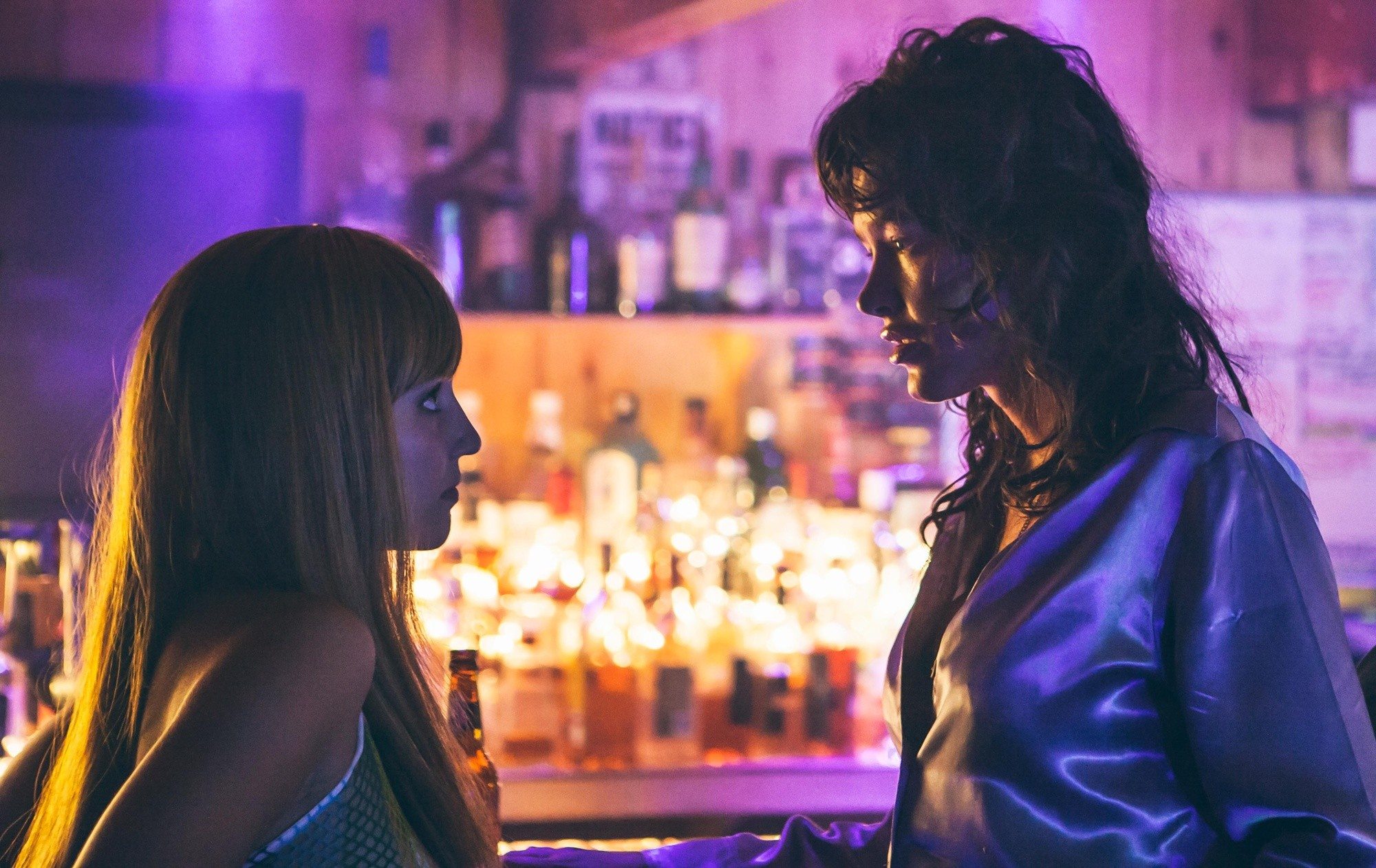 Dianna Agron stars as Sarah Barton and Paz de la Huerta stars as Pepper in Indion Entertainment Group's Bare (2015)