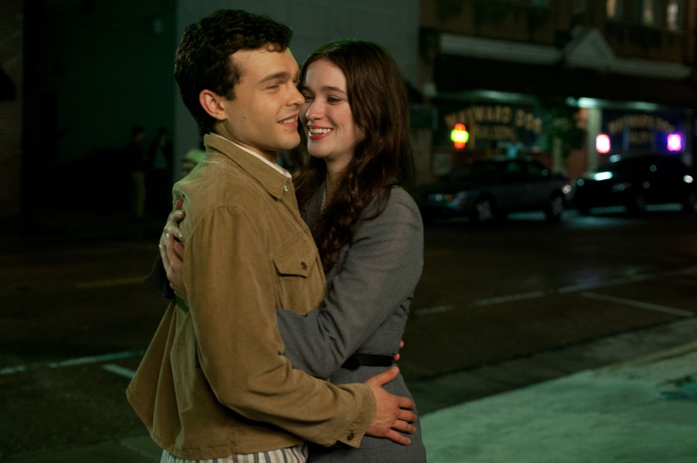 Alden Ehrenreich stars as Ethan Wate and Alice Englert stars as Lena Duchaness in Warner Bros. Pictures' Beautiful Creatures (2013)