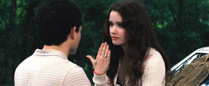 Alden Ehrenreich stars as Ethan Wate and Alice Englert stars as Lena Duchaness in Warner Bros. Pictures' Beautiful Creatures (2013)