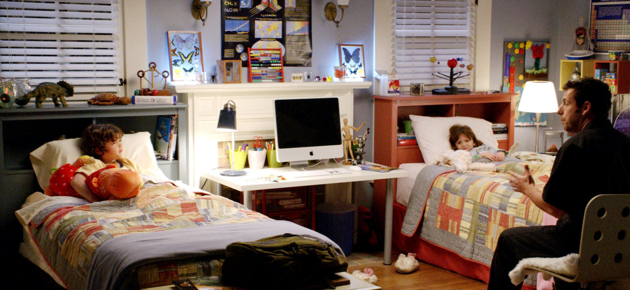 Jonathan Morgan Heit, Laura Ann Kesling and Adam Sandler in Walt Disney Pictures' Bedtime Stories (2008)