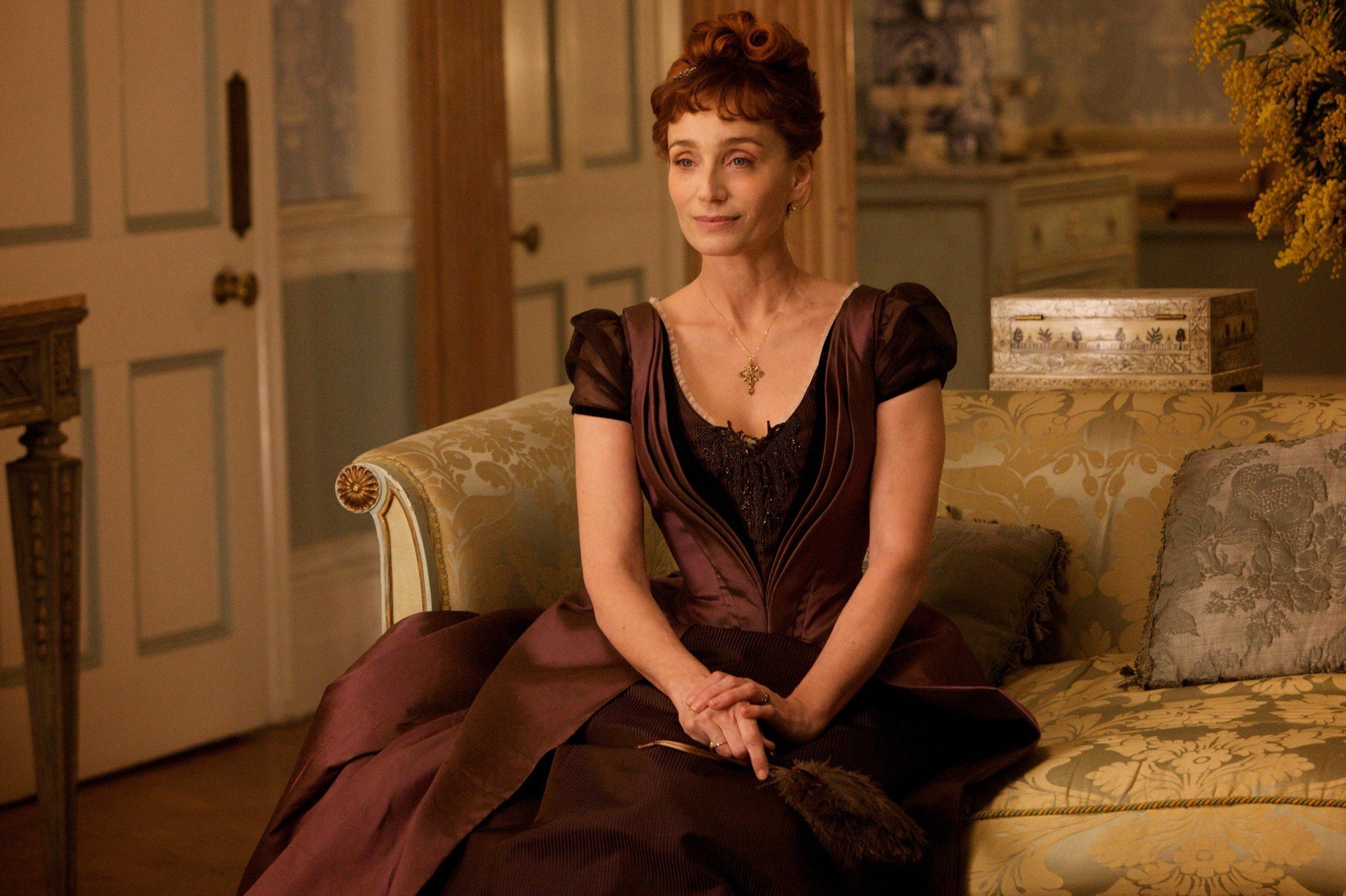 Kristin Scott Thomas stars as Virginie Walters in Magnolia Pictures' Bel Ami (2012)