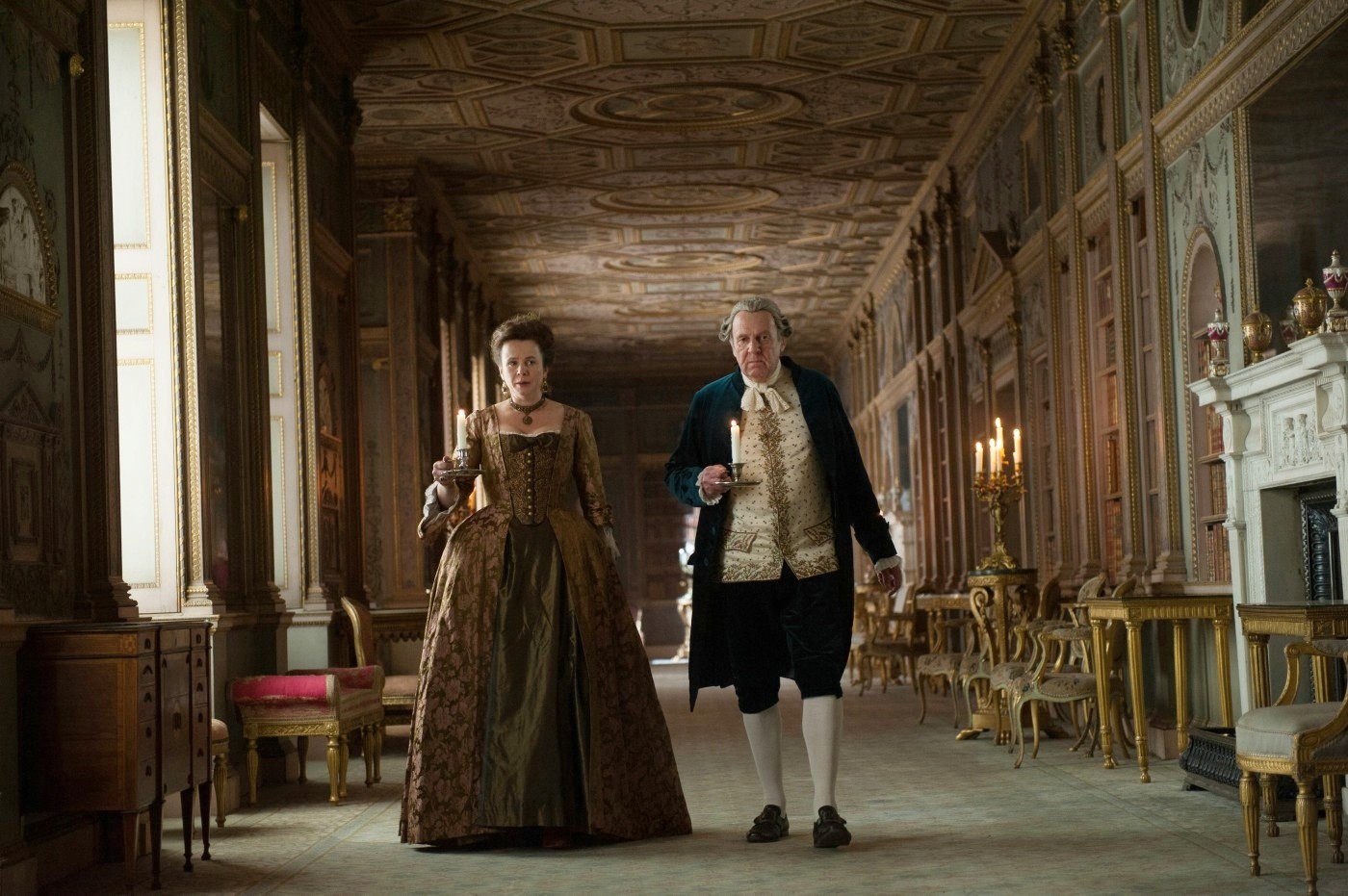 Emily Watson stars as Lady Mansfield and Tom Wilkinson stars as Lord Mansfield in Fox Searchlight Pictures' Belle (2014)