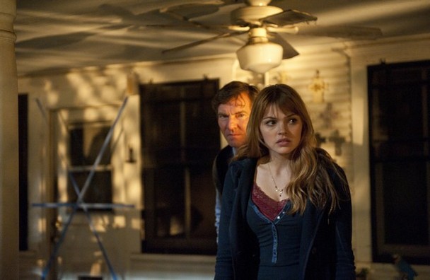 Dennis Quaid stars as Ely and Aimee Teegarden stars as Abby in Image Entertainment's Beneath the Darkness (2012)