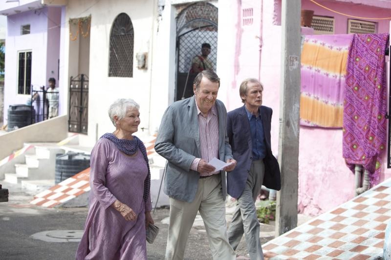 Judi Dench, Tom Wilkinson and Bill Nighy in Fox Searchlight Pictures' The Best Exotic Marigold Hotel (2012). Photo credit by Ishika Mohan.