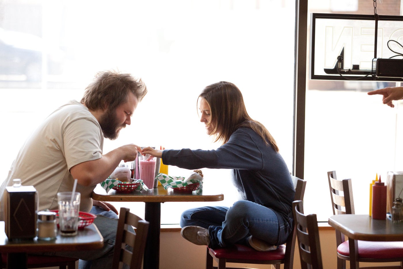 Tyler Labine stars as Lumpy and Addison Timlin stars as Ramsey in Magnolia Pictures' Best Man Down (2013)