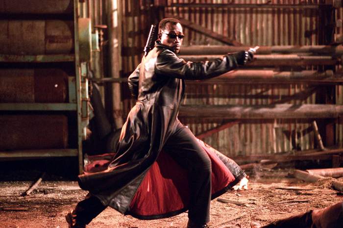 Wesley Snipes as Blade in New Line Cinema's Blade Trinity (2004)