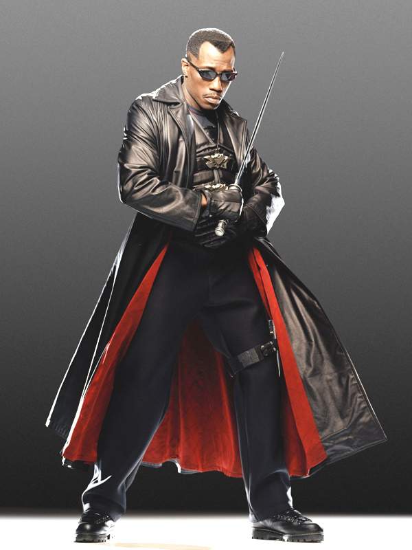 Wesley Snipes as Blade in New Line Cinema's Blade Trinity (2004) Wesley Snipes as Blade in New Line Cinema's Blade Trinity (2004)