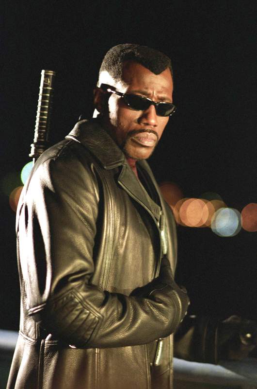 Wesley Snipes as Blade in New Line Cinema's Blade Trinity (2004)