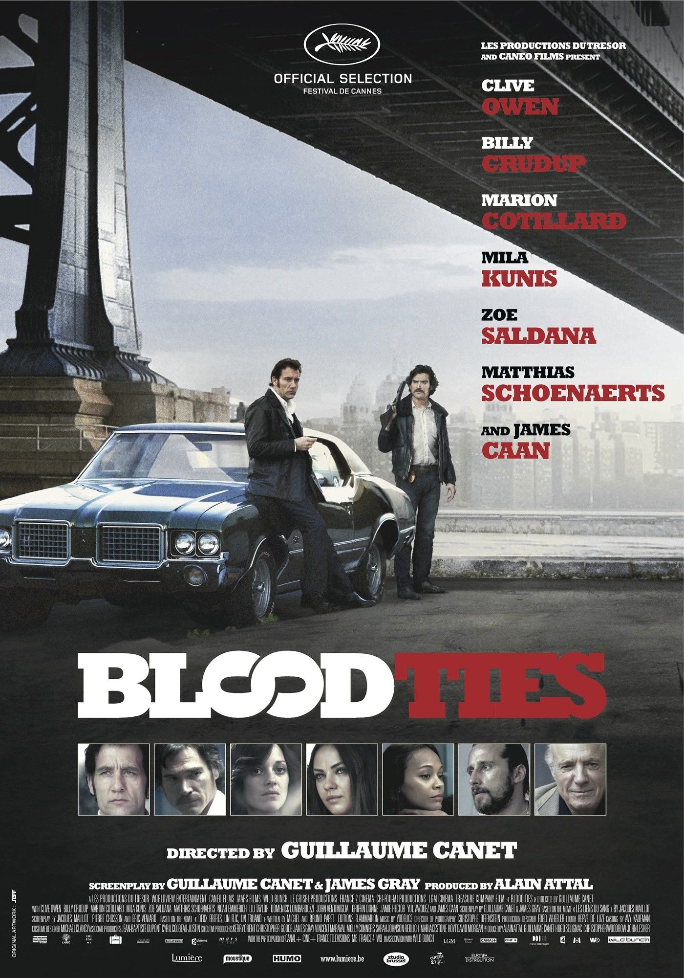 Poster of Roadside Attractions' Blood Ties (2014)