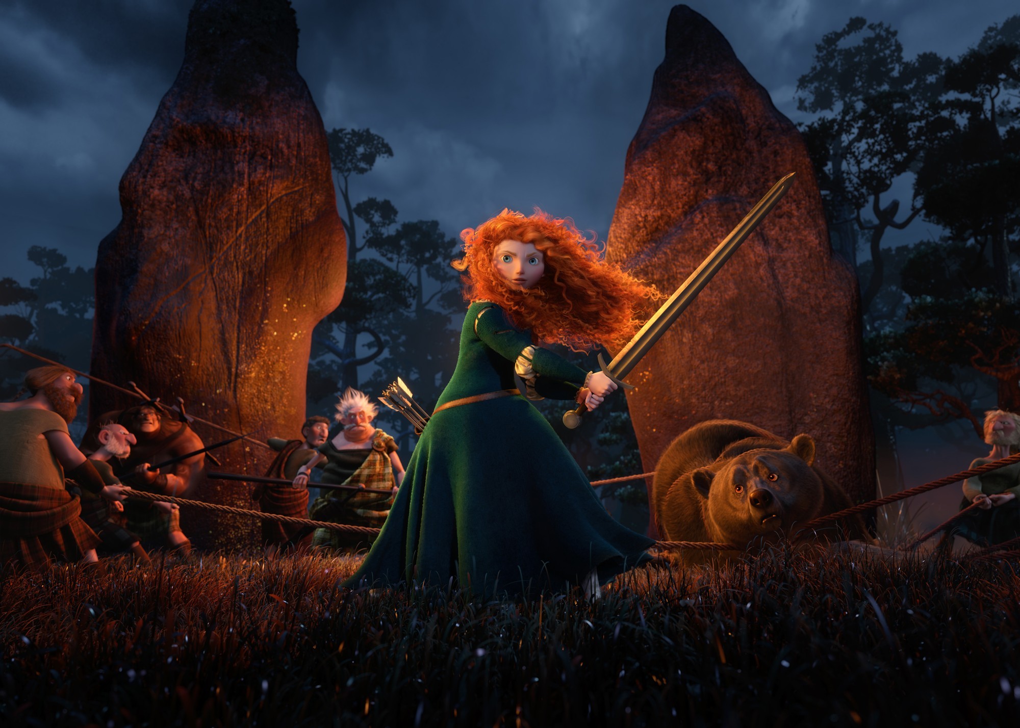 Princess Merida of Walt Disney Pictures' Brave (2012)