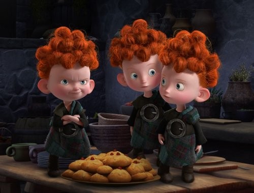 The Triplets of Walt Disney Pictures' Brave (2012)