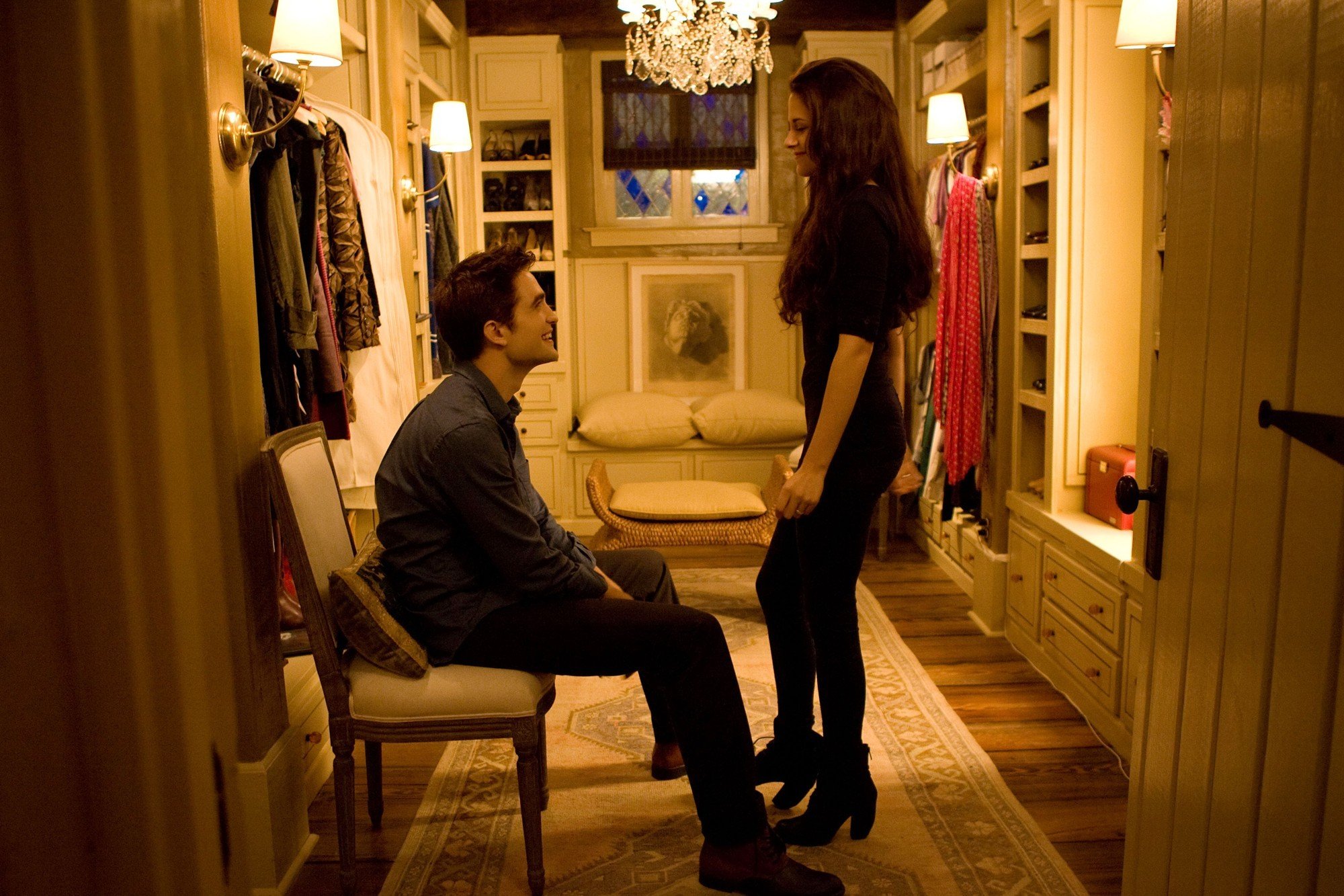 Robert Pattinson stars as Edward Cullen and Kristen Stewart stars as Bella Cullen in Summit Entertainment's The Twilight Saga's Breaking Dawn Part II (2012)