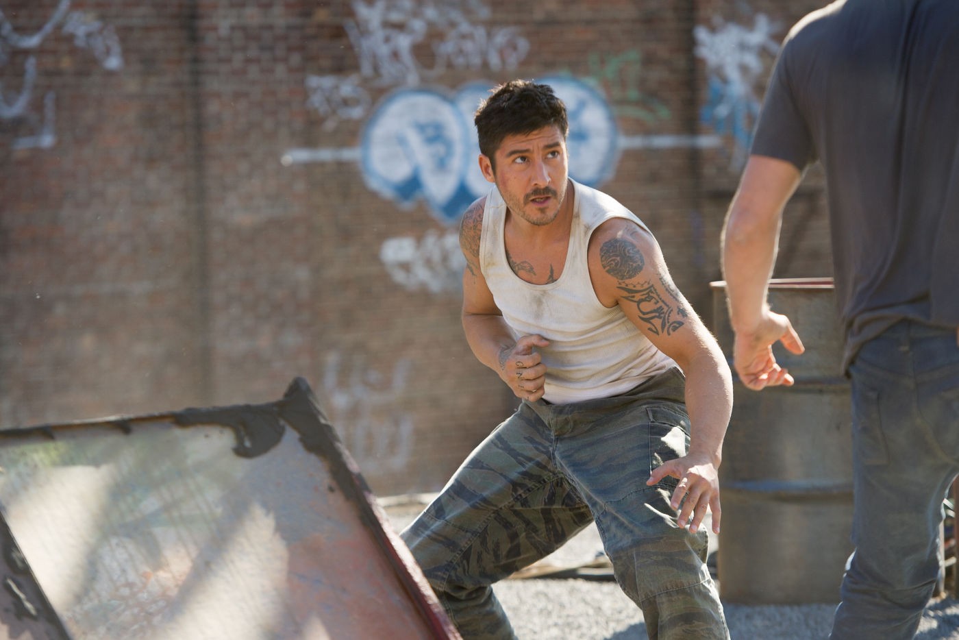 David Belle stars as Lino in Relativity Media's Brick Mansions (2014)