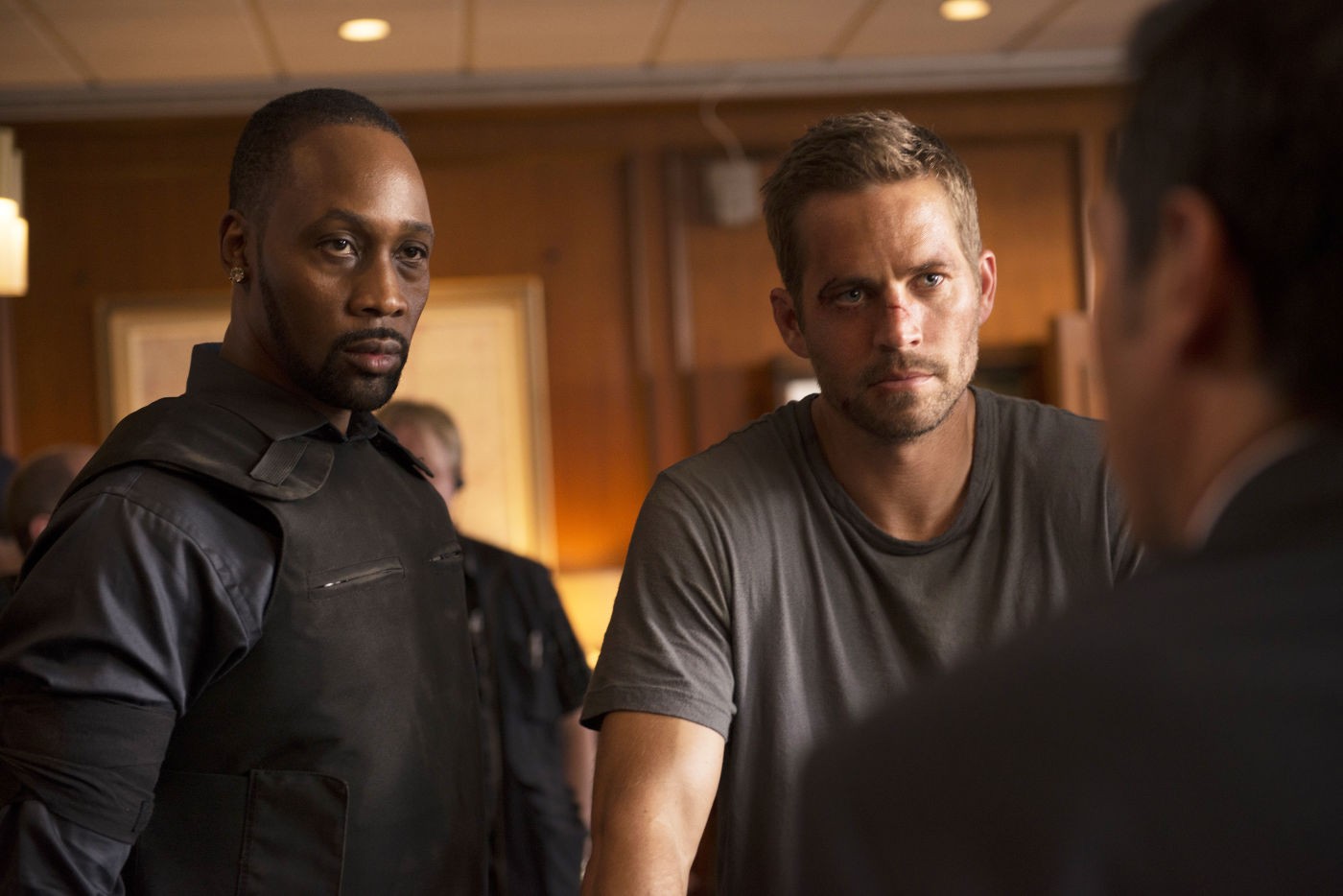 RZA stars as Tremaine and Paul Walker stars as Damien in Relativity Media's Brick Mansions (2014)