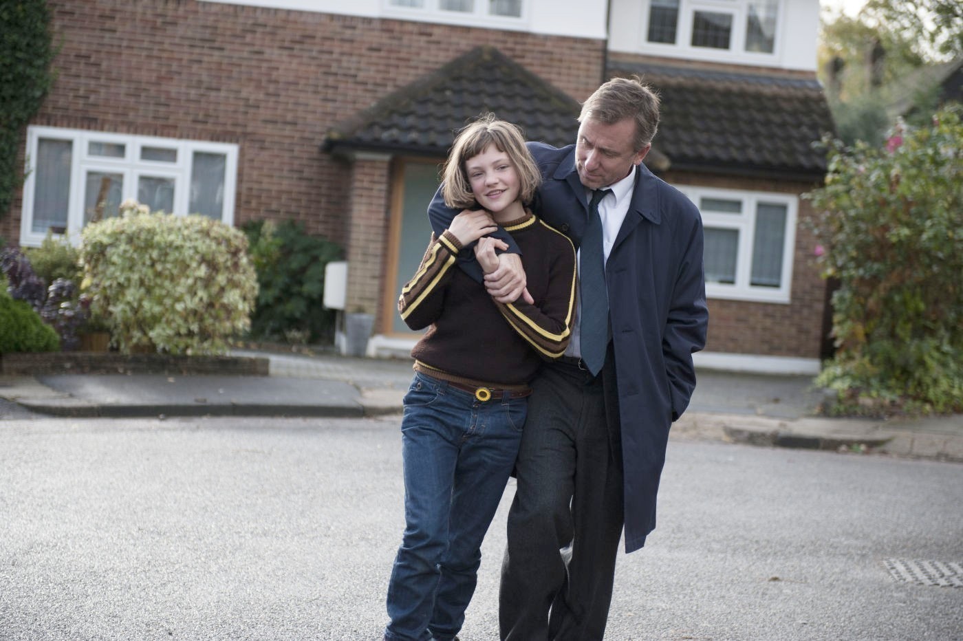 Eloise Laurence stars as Skunk and Tim Roth stars as Archie in Film Movement's Broken (2013)