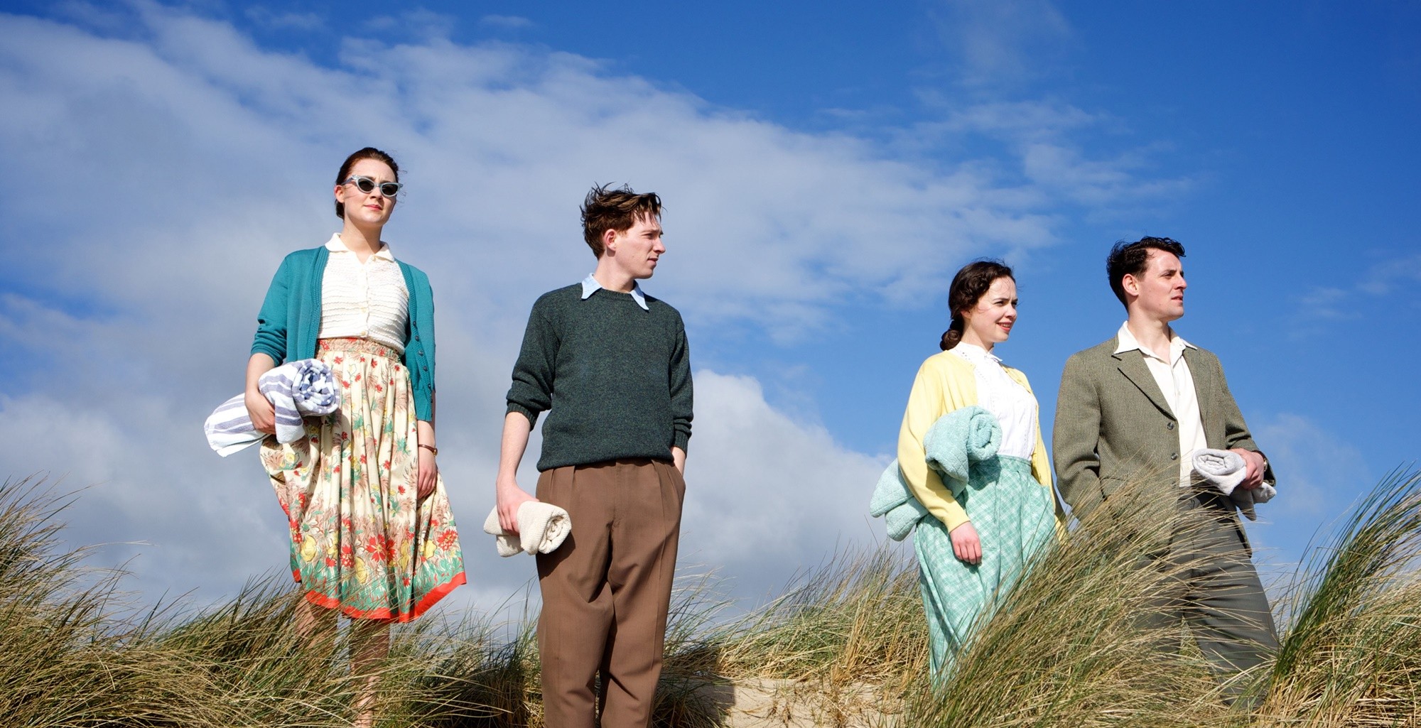 Saoirse Ronan, Domhnall Gleeson, Nora-Jane Noone and Peter Campion in Fox Searchlight Pictures' Brooklyn (2015)