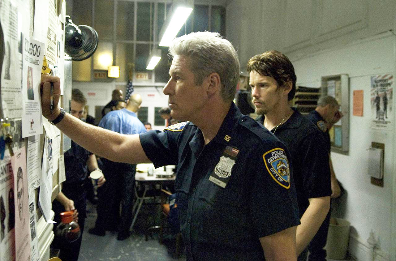 Richard Gere stars as Eddie Dugan and Ethan Hawke stars as Sal in Overture Films' Brooklyn's Finest (2009)