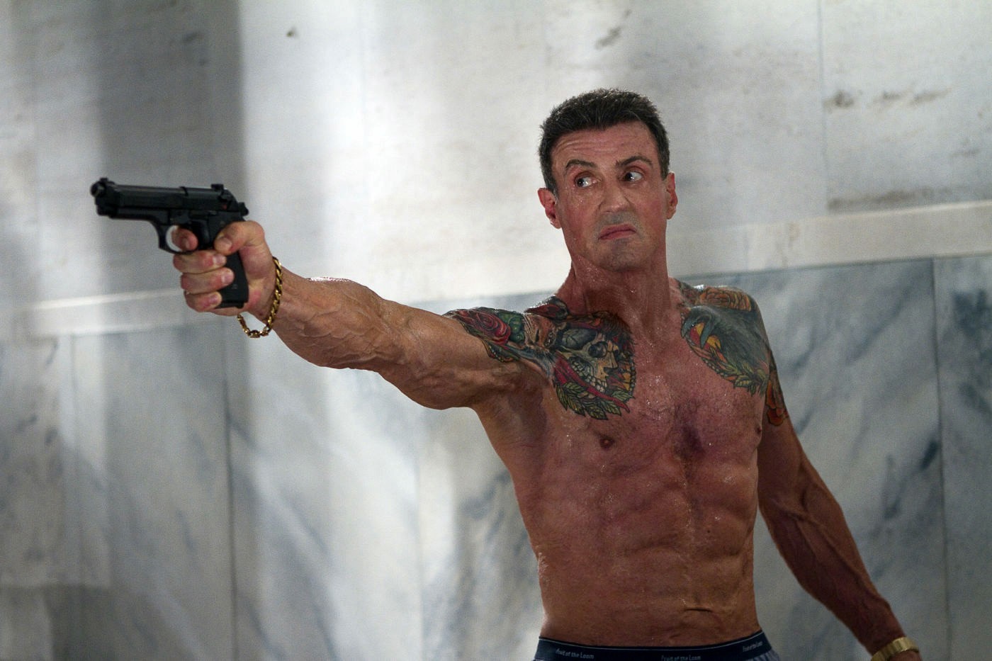 Sylvester Stallone stars as Jimmy Bobo in Warner Bros. Pictures' Bullet to the Head (2012)