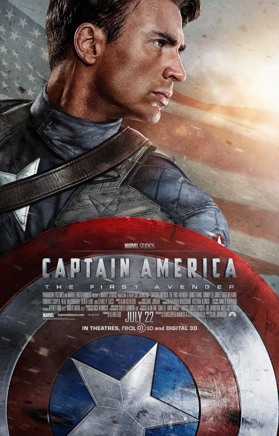 Poster of Paramount Pictures' Captain America: The First Avenger (2011)