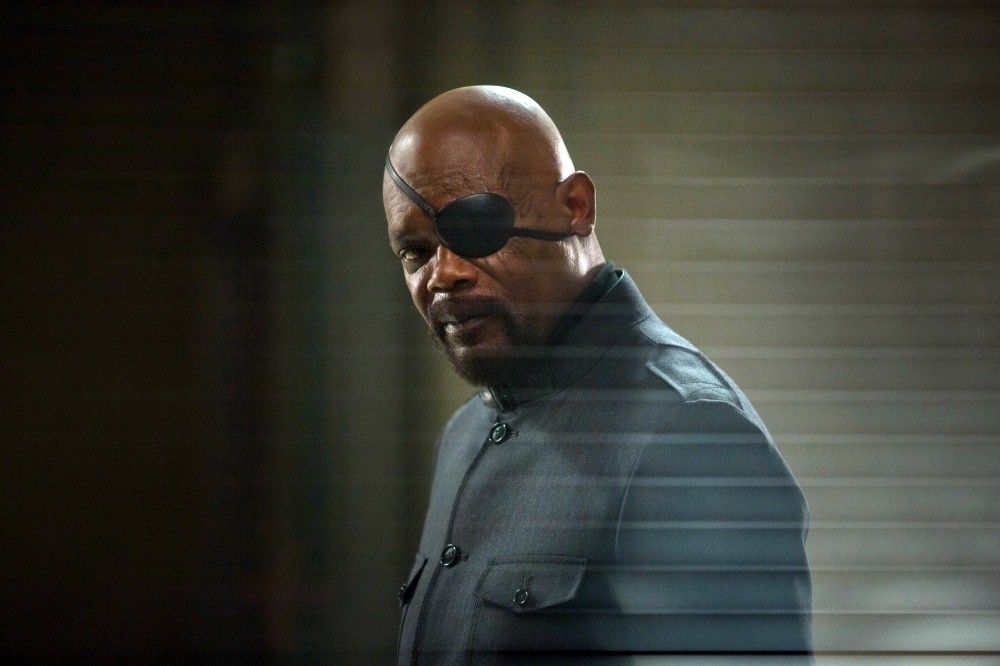 Samuel L. Jackson stars as Nick Fury in Walt Disney Pictures' Captain America: The Winter Soldier (2014)
