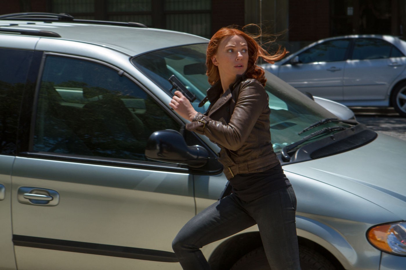Scarlett Johansson stars as Natasha Romanoff/Black Widow in Walt Disney Pictures' Captain America: The Winter Soldier (2014)