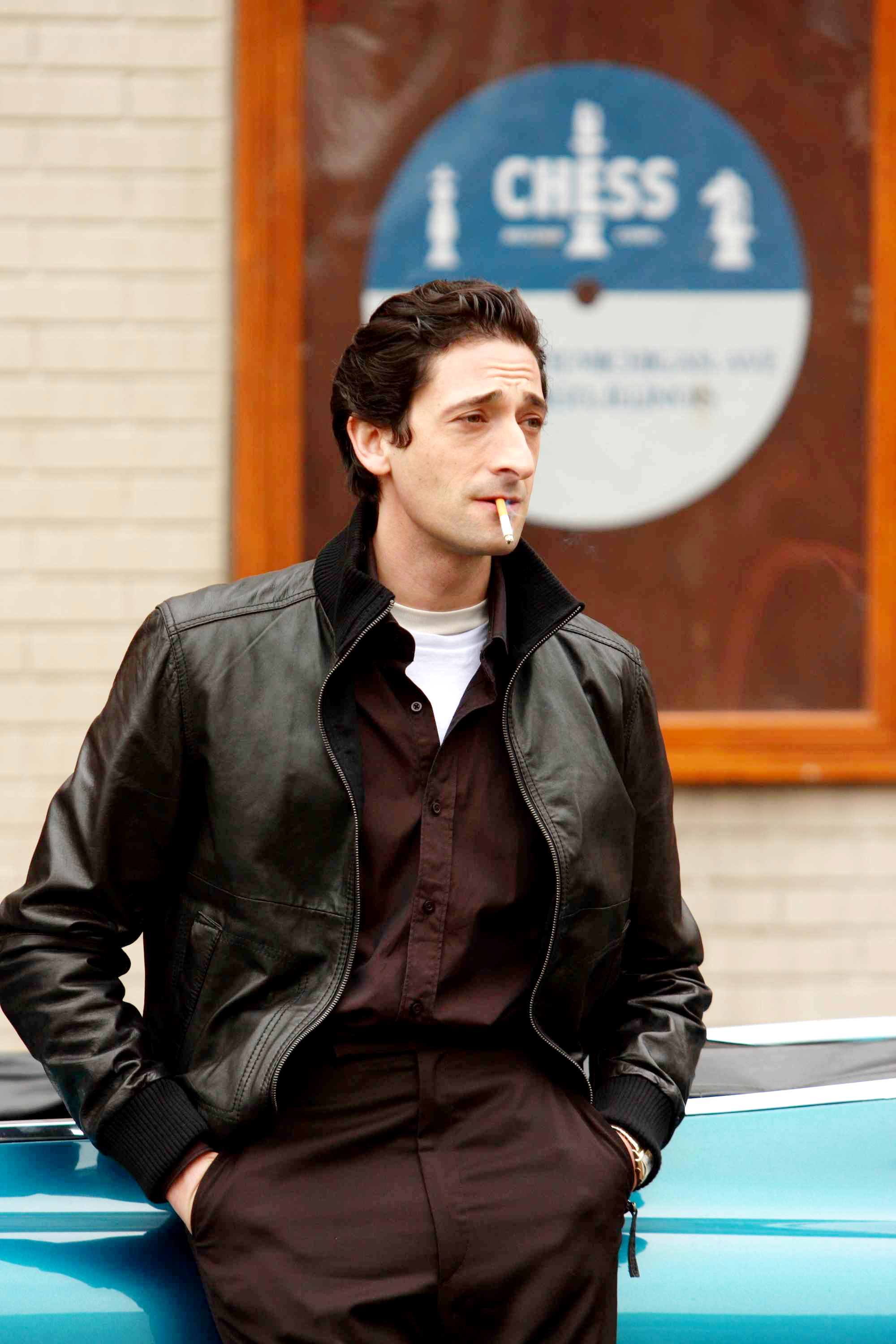 Adrien Brody stars as Leonard Chess in Sony BMG Feature Films' Cadillac Records (2008). Photo credit by Eric Liebowitz.