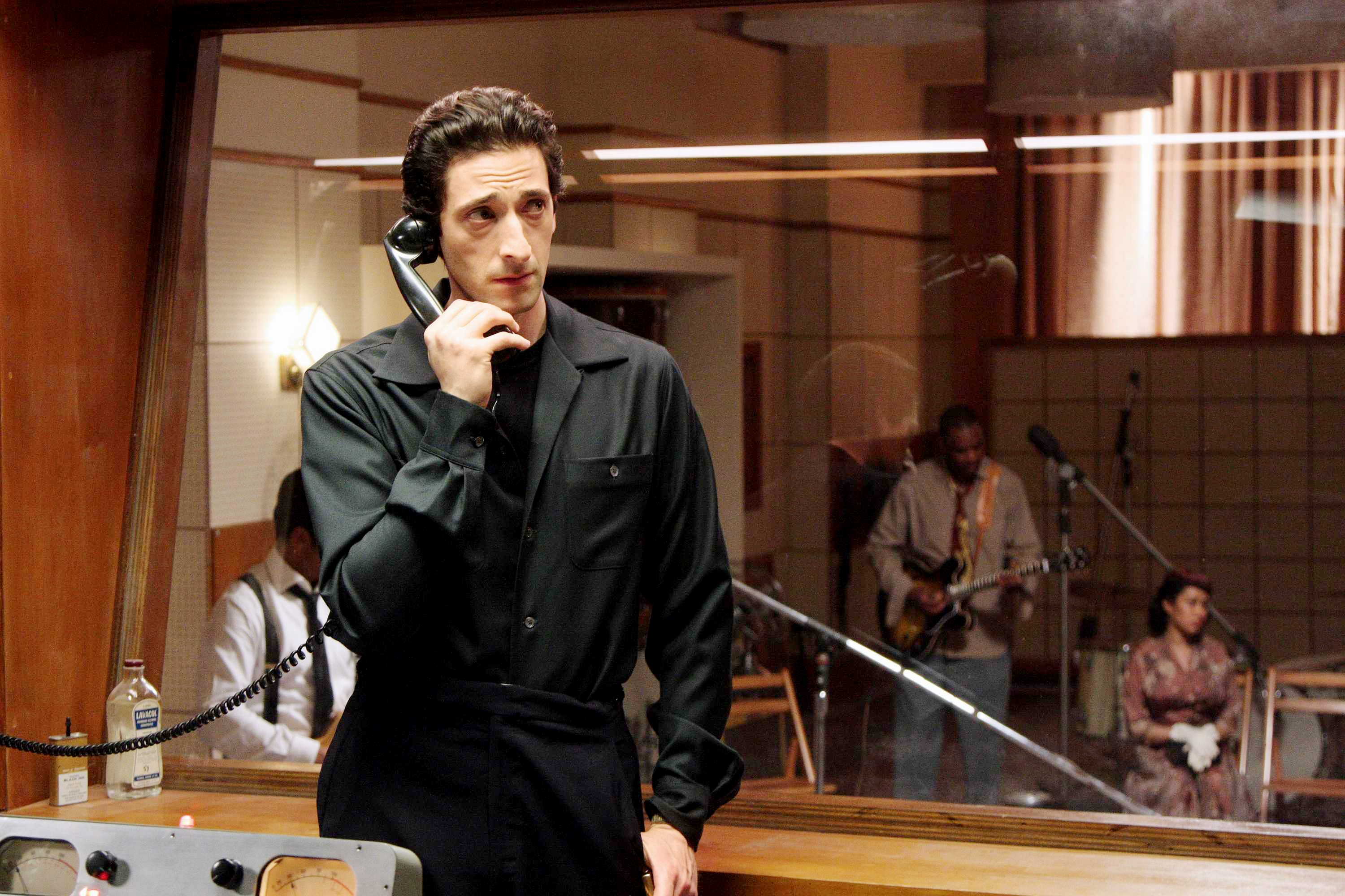 Adrien Brody stars as Leonard Chess in Sony BMG Feature Films' Cadillac Records (2008). Photo credit by Eric Liebowitz.