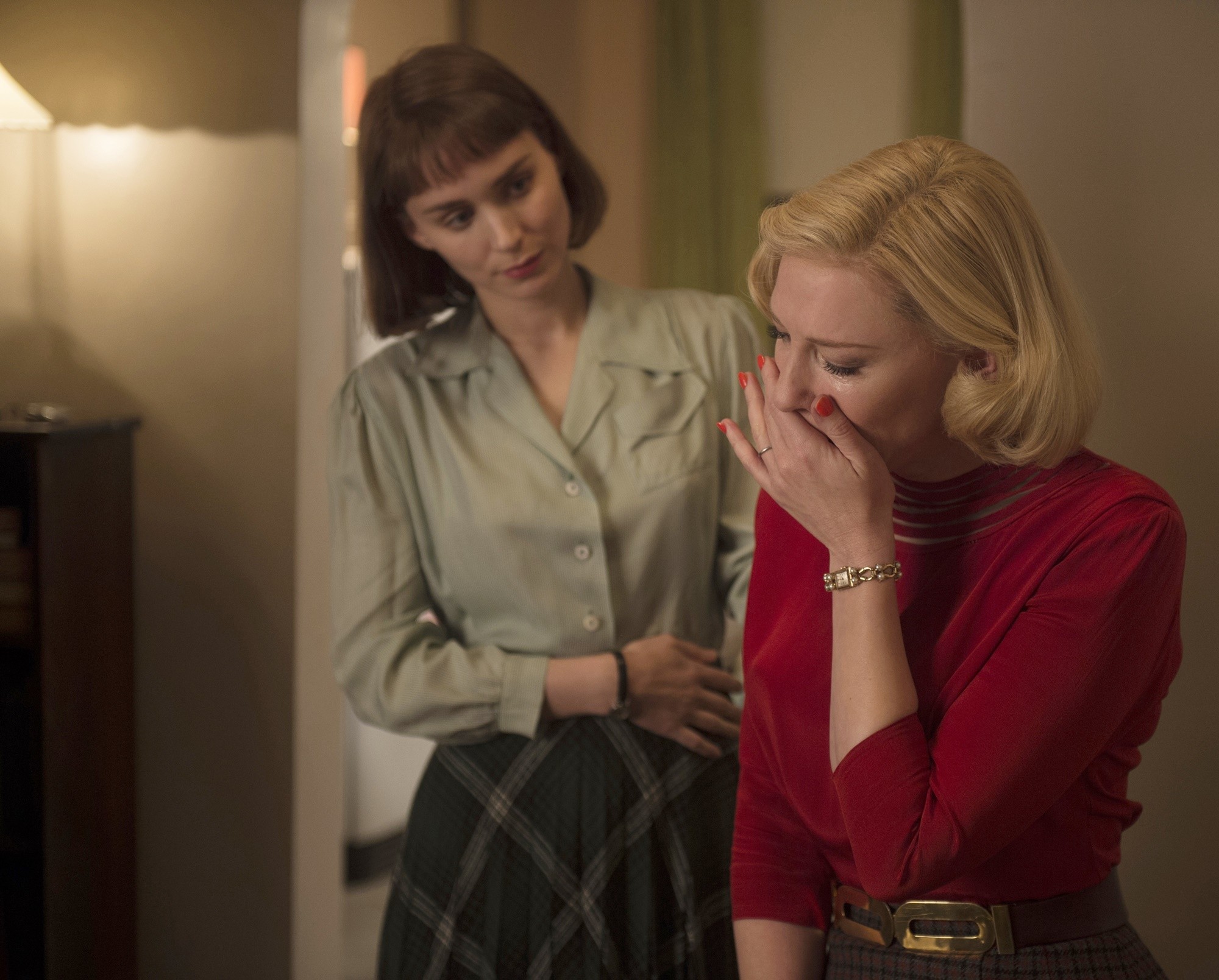 Rooney Mara stars as Therese Belivet and Cate Blanchett stars as Carol Aird in The Weinstein Company's Carol (2015)