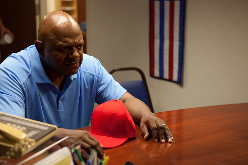 Charles S. Dutton stars as Coach James in Sweet Chariot Productions' Carter High (2015)