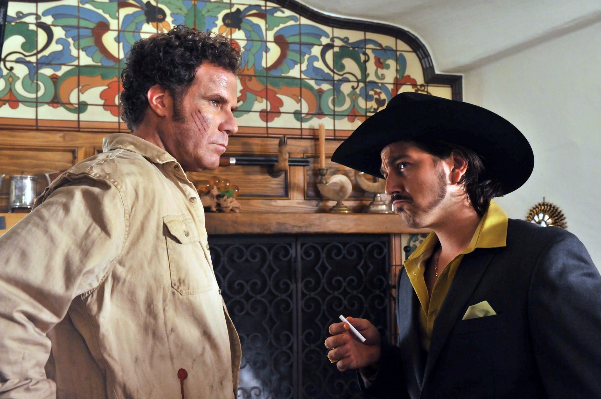 Will Ferrell stars as Armando Alvarez and Diego Luna stars as Raul in Pantelion Films' Casa De Mi Padre (2012)