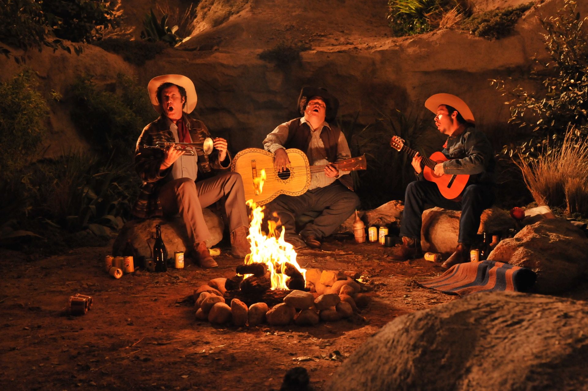Will Ferrell, Adrian Martinez and Efren Ramirez in Pantelion Films' Casa De Mi Padre (2012)