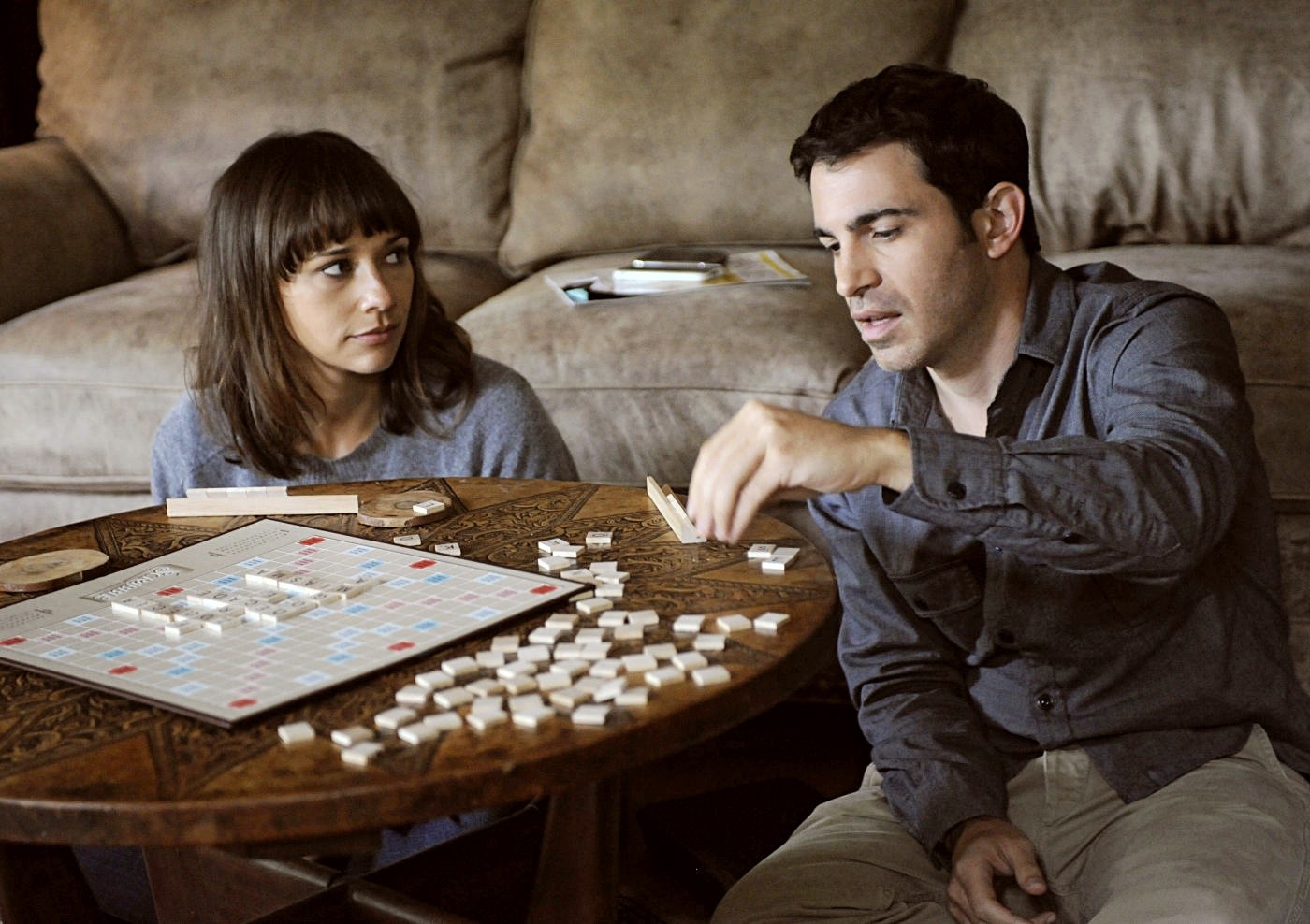 Rashida Jones stars as Celeste and Chris Messina stars as Paul in Sony Pictures Classics' Celeste and Jesse Forever (2012)