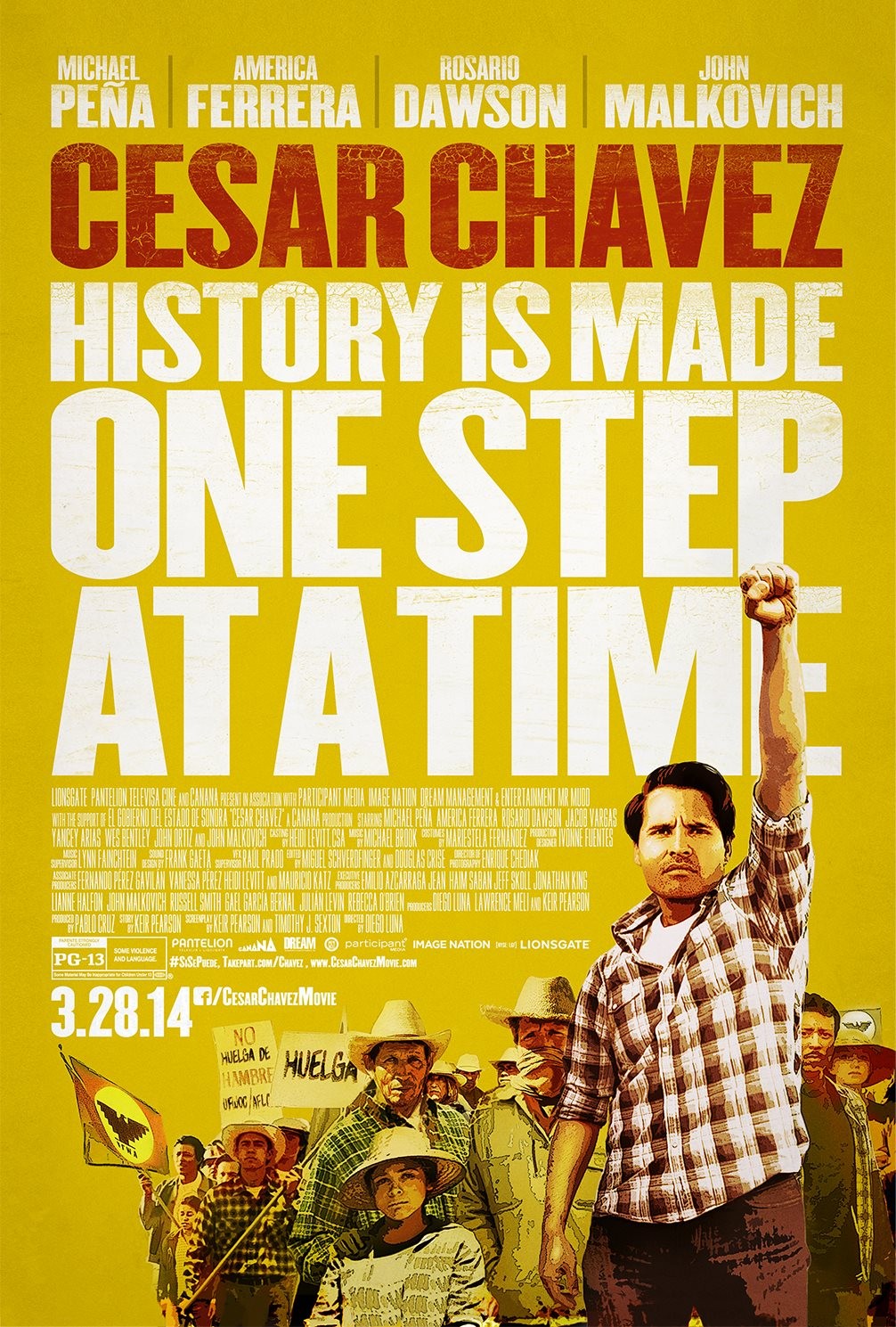 Poster of Lionsgate Films' Cesar Chavez (2014)