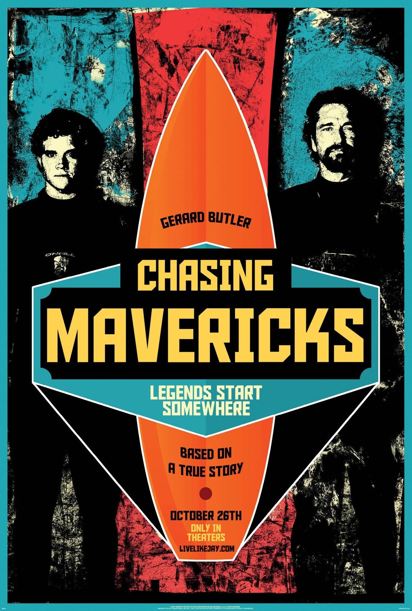 Poster of 20th Century Fox's Chasing Mavericks (2012)