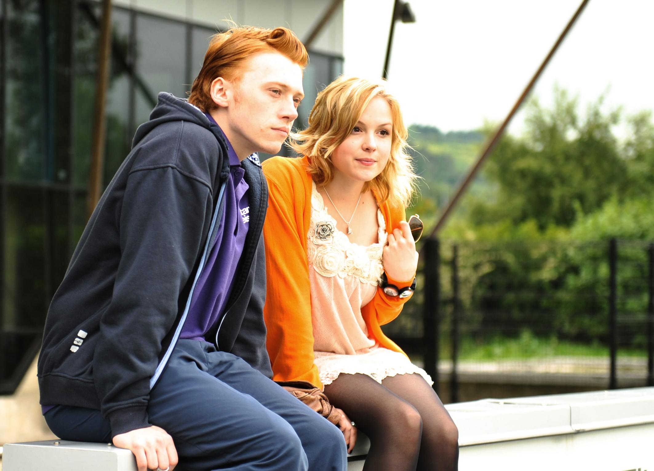 Rupert Grint stars as Malachy and Kimberley Nixon stars as Michelle in Little Film Company's Cherrybomb (2009)
