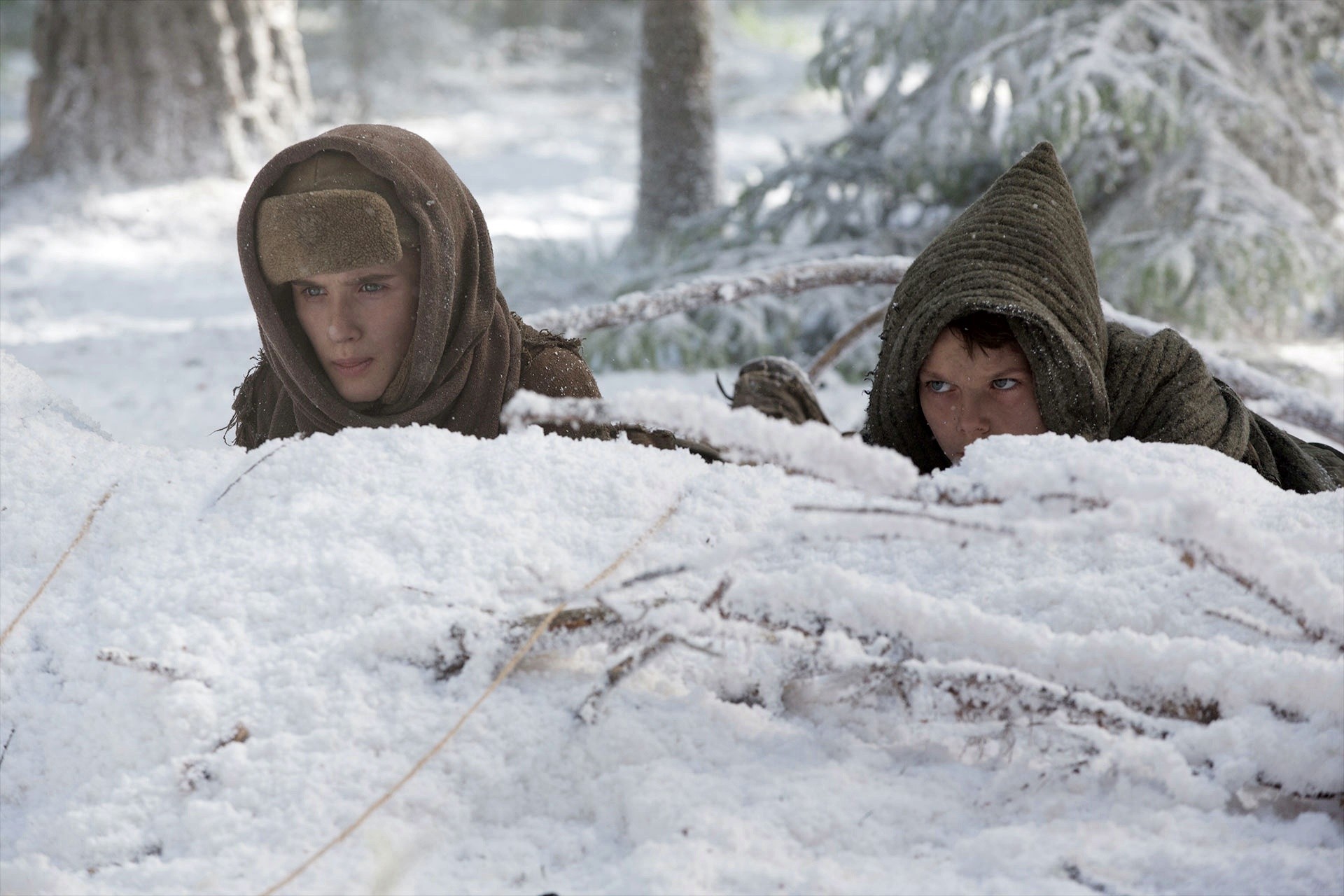 Xavier Atkins stars as Young Leo Demidov in Summit Entertainment's Child 44 (2015). Photo credit by Larry Horricks.