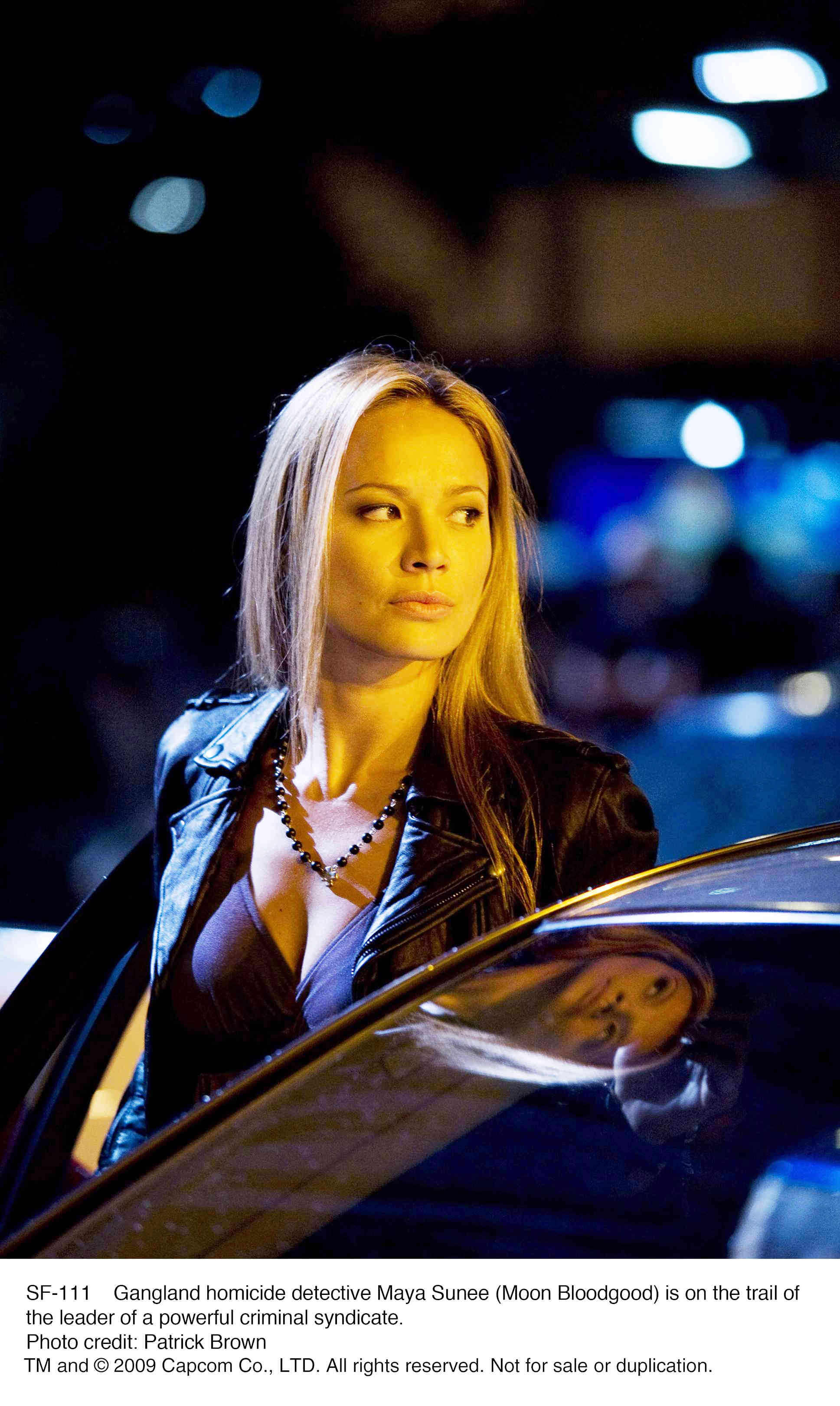 Moon Bloodgood stars as Maya in The 20th Century Fox's Street Fighter: The Legend of Chun-Li (2009). Photo credit by Patrick Brown.