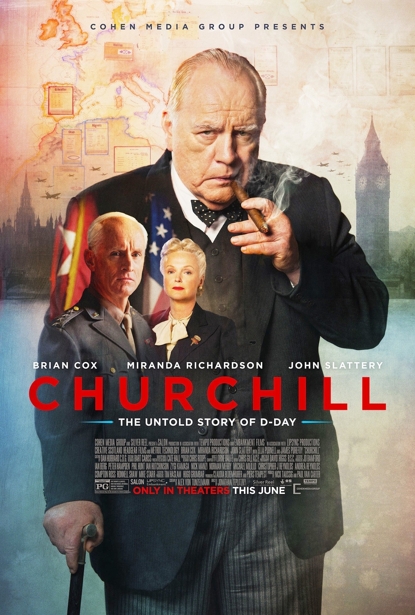 Poster of Cohen Media Group's Churchill (2017)
