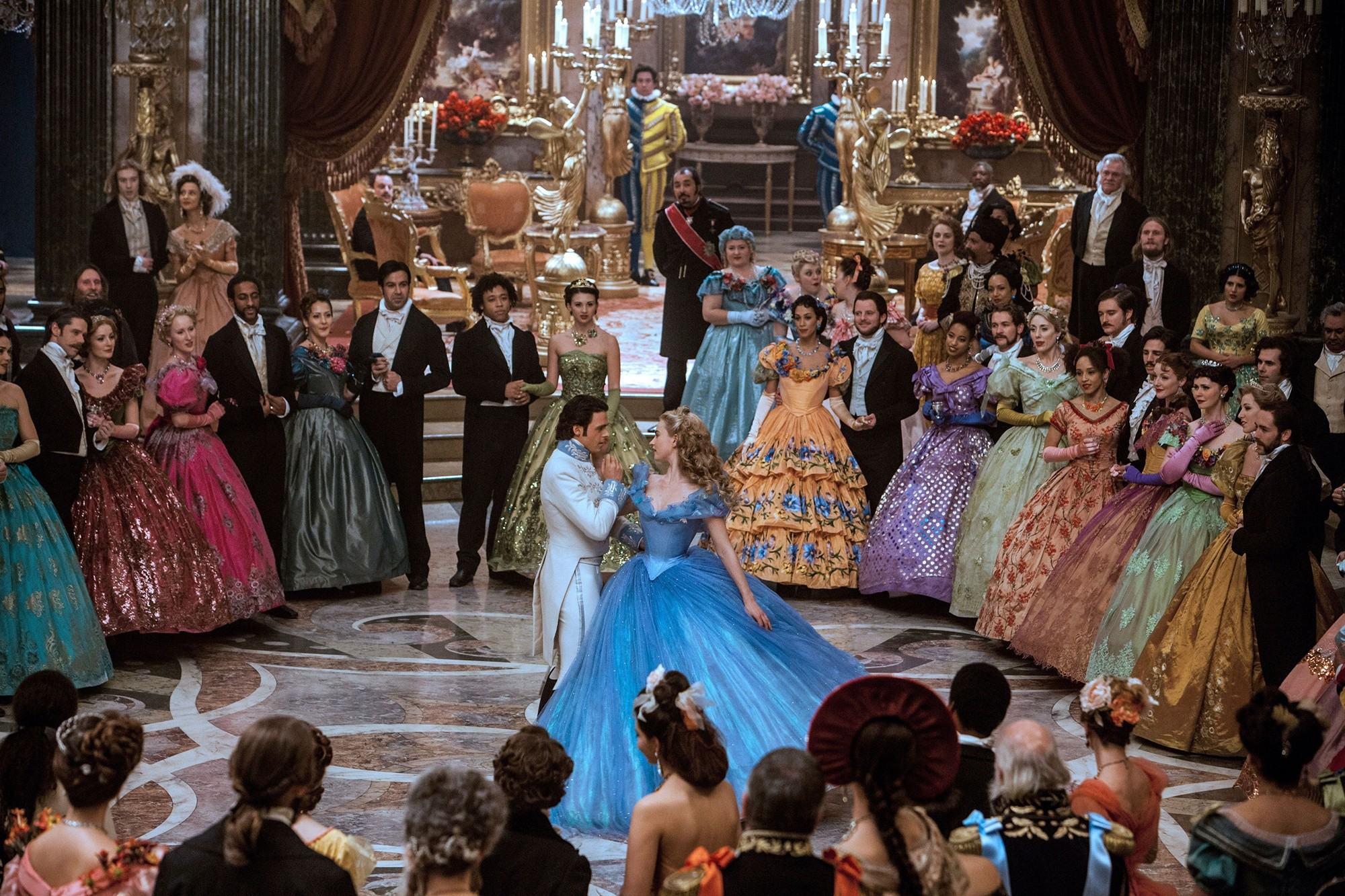 Richard Madden stars as Prince Charming and Lily James stars as Cinderella in Walt Disney Pictures' Cinderella (2015)